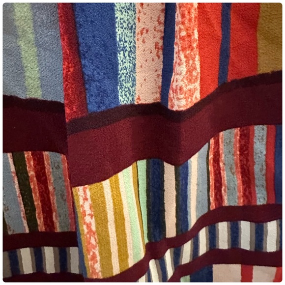 Maeve Anthropologie Au Revoir Mini Dress Size 2 Abstract Colorful Cap Sleeve - Picture 4 of 7